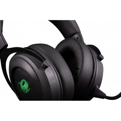 Deep Gaming RGB G01 PRO Auriculares Inalámbrico y alámbrico Diadema Juego USB Tipo C Negro