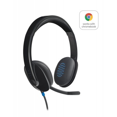 Logitech H540 Auriculares Alámbrico Diadema OficinaCentro de llamadas USB tipo A Negro