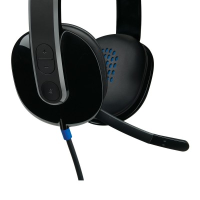 Logitech H540 Auriculares Alámbrico Diadema OficinaCentro de llamadas USB tipo A Negro