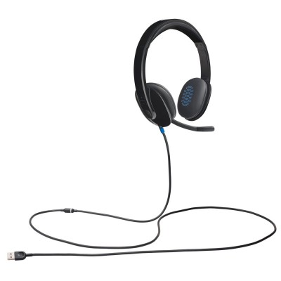 Logitech H540 Auriculares Alámbrico Diadema OficinaCentro de llamadas USB tipo A Negro