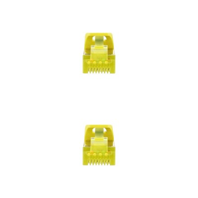 Nanocable Cable Red Latiguillo RJ45 LSZH CAT.6A SFTP AWG26, Amarillo, 30 cm