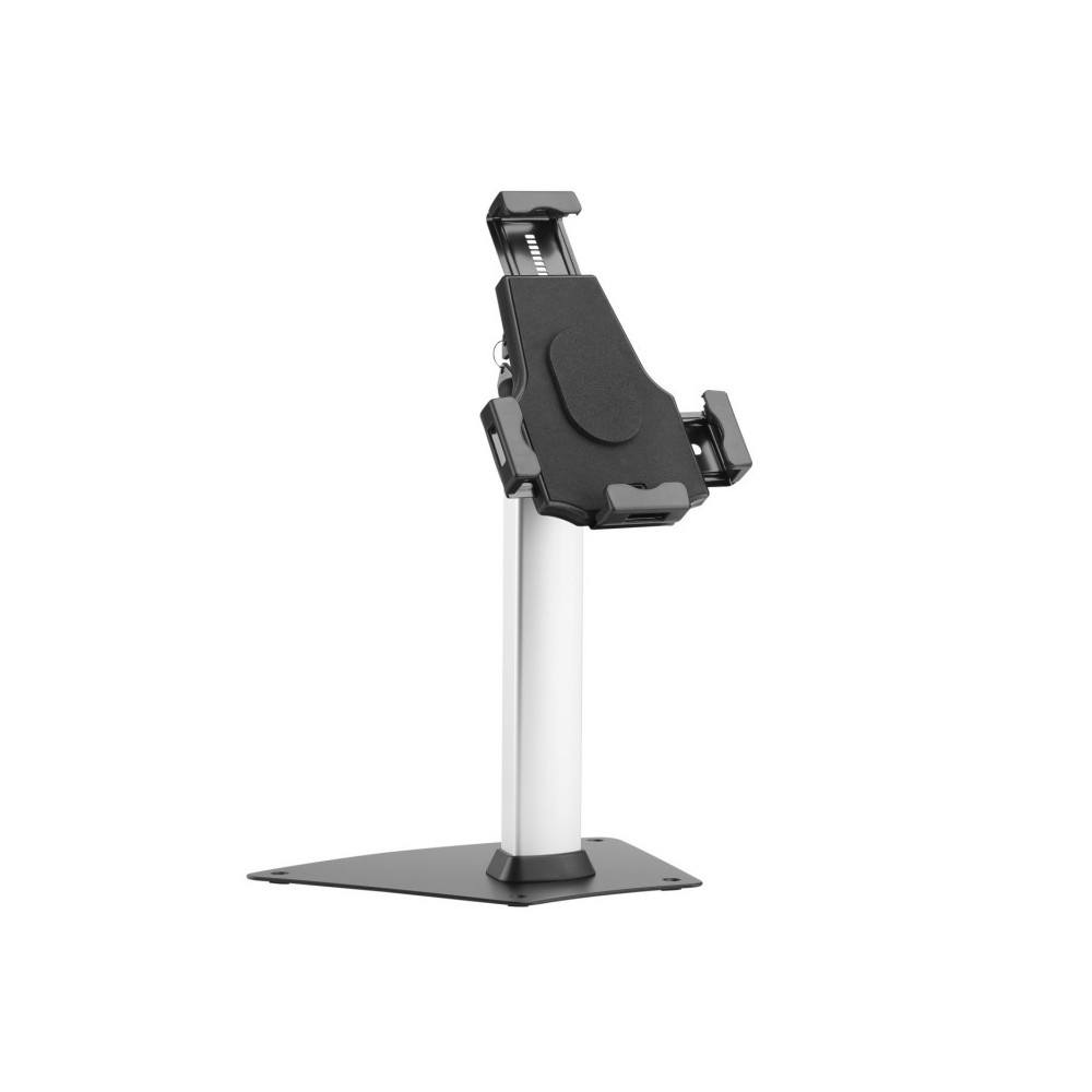 AISENS Soporte Antirobo de Sobremesa Ajustable (1 Pivote) para Tablet, Negro