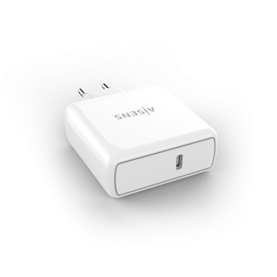 AISENS Cargador PD3.0 QC3.0 1 Puerto 1xUSB-C 60W, Blanco