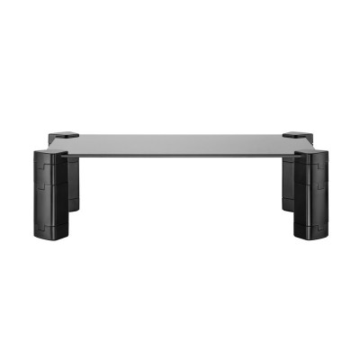 AISENS Soporte Elevador Cristal para MonitorPortátil, Negro