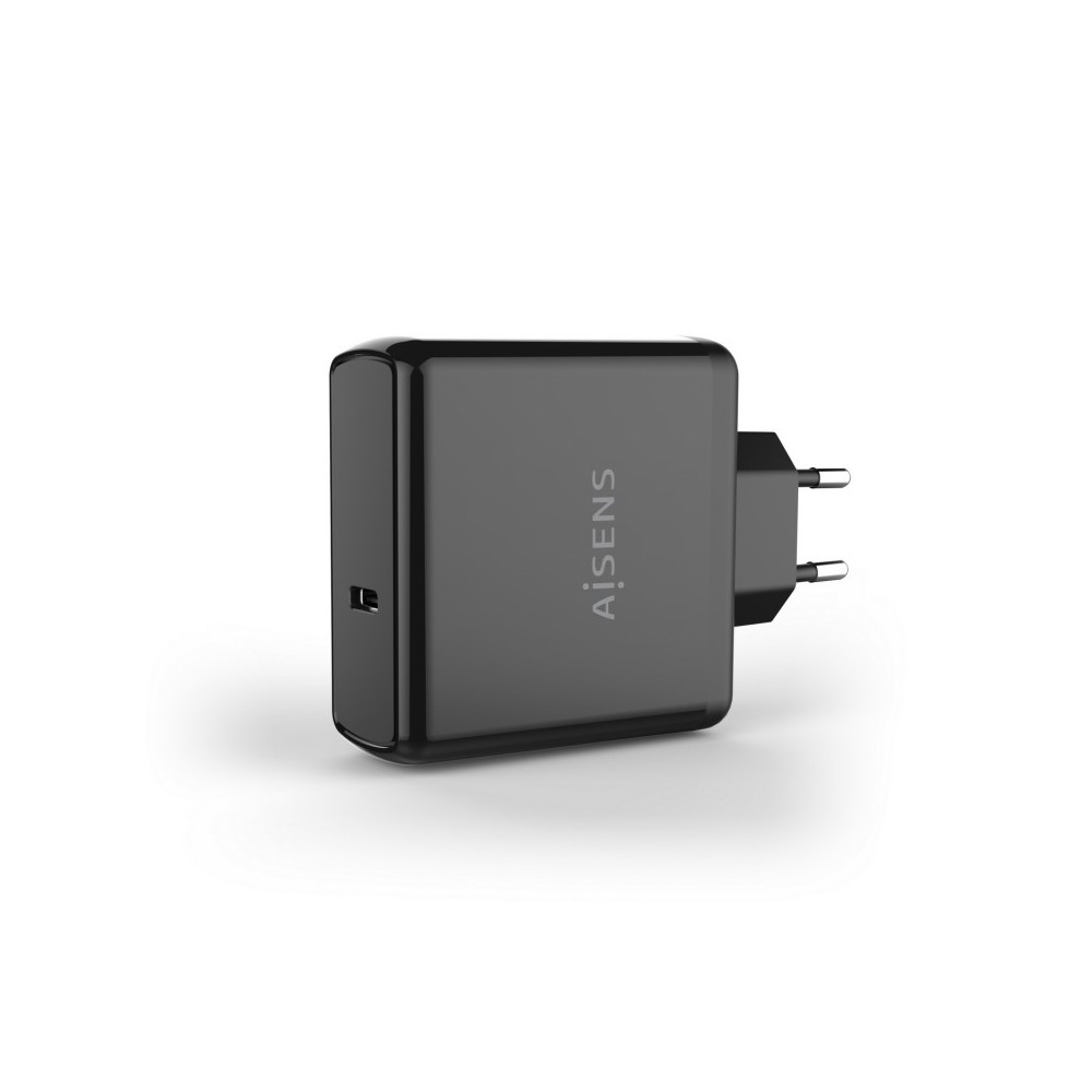 AISENS Cargador PD3.0 QC3.0 1 Puerto 1xUSB-C 60W, Negro