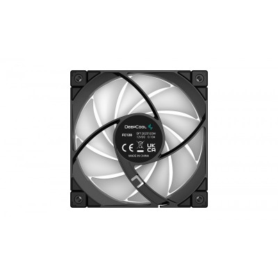 DeepCool FC120-3 IN 1 Carcasa del ordenador Ventilador 12 cm Negro, Gris 3 pieza(s)