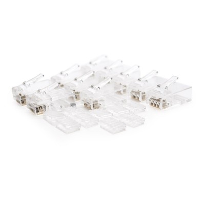 Nanocable 10.21.0201-50 conector RJ-45 Transparente