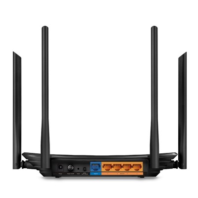 TP-Link Archer C6 router inalámbrico Ethernet rápido Doble banda (2,4 GHz  5 GHz) Blanco