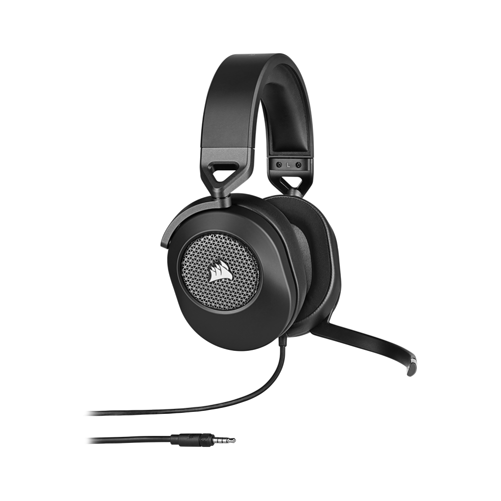 Corsair HS65 SURROUND Auriculares Alámbrico De mano Juego Carbono