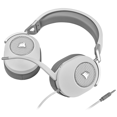 Corsair HS65 SURROUND Auriculares Alámbrico De mano Juego Blanco