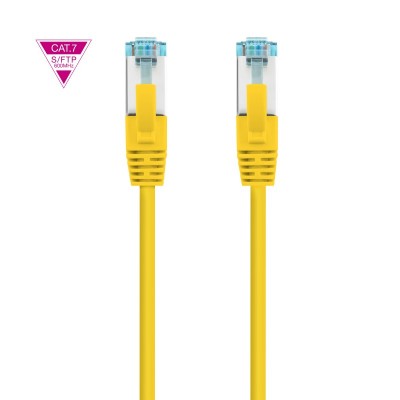 Nanocable Cable de Red Cat.7 600MHZ LSZH SFTP PIMF AWG26, Amarillo, 30 cm