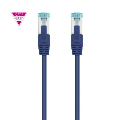 Nanocable Cable de Red Cat.7 600MHZ LSZH SFTP PIMF AWG26, Azul, 1 m