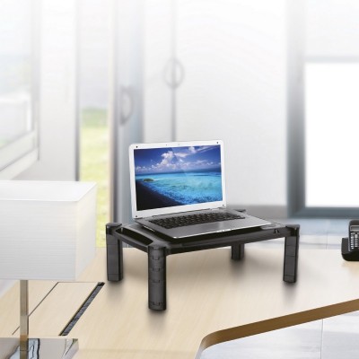 AISENS Soporte Elevador XL Para MonitorPortátil, Negro