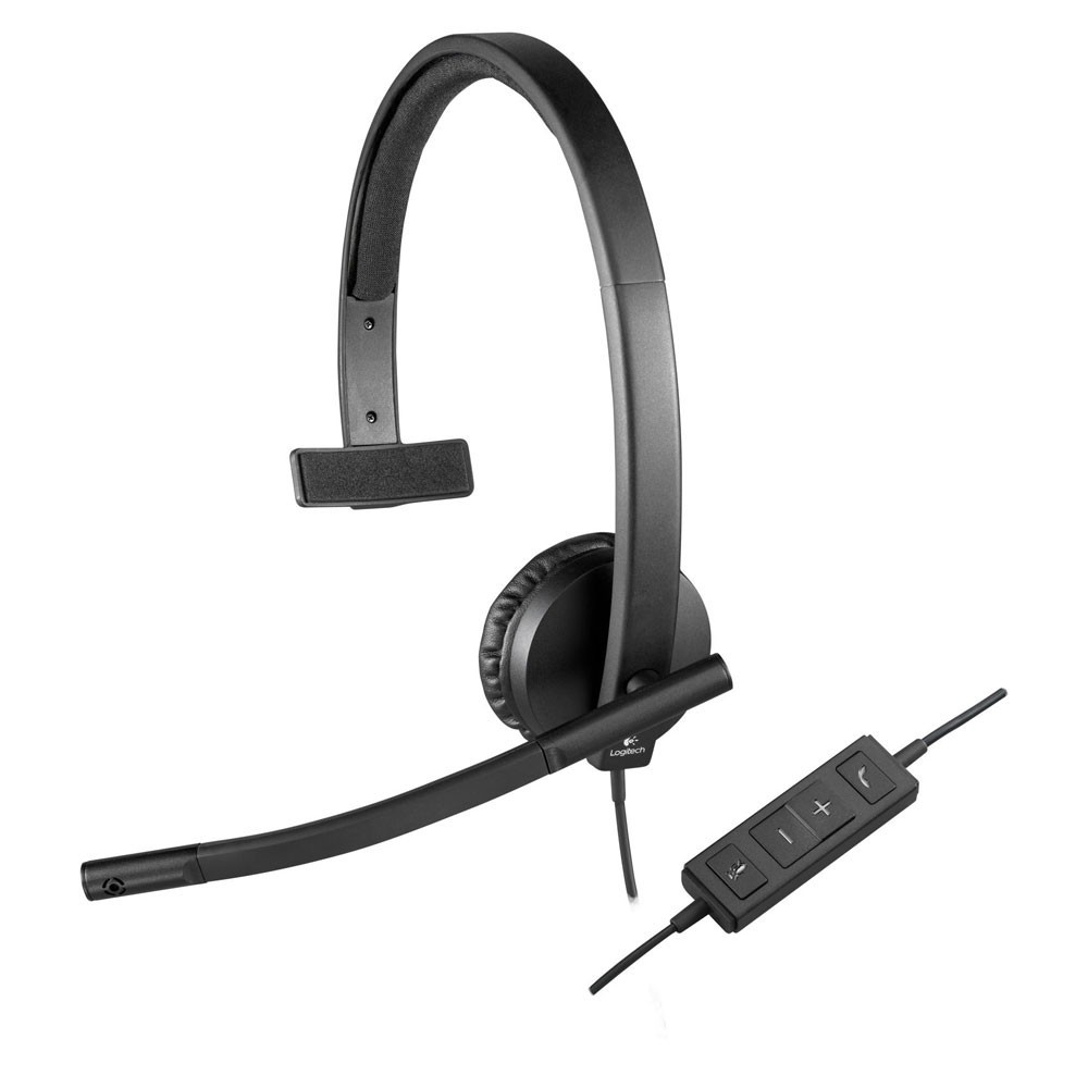 Logitech H570e Auriculares Alámbrico Diadema OficinaCentro de llamadas USB tipo A Negro