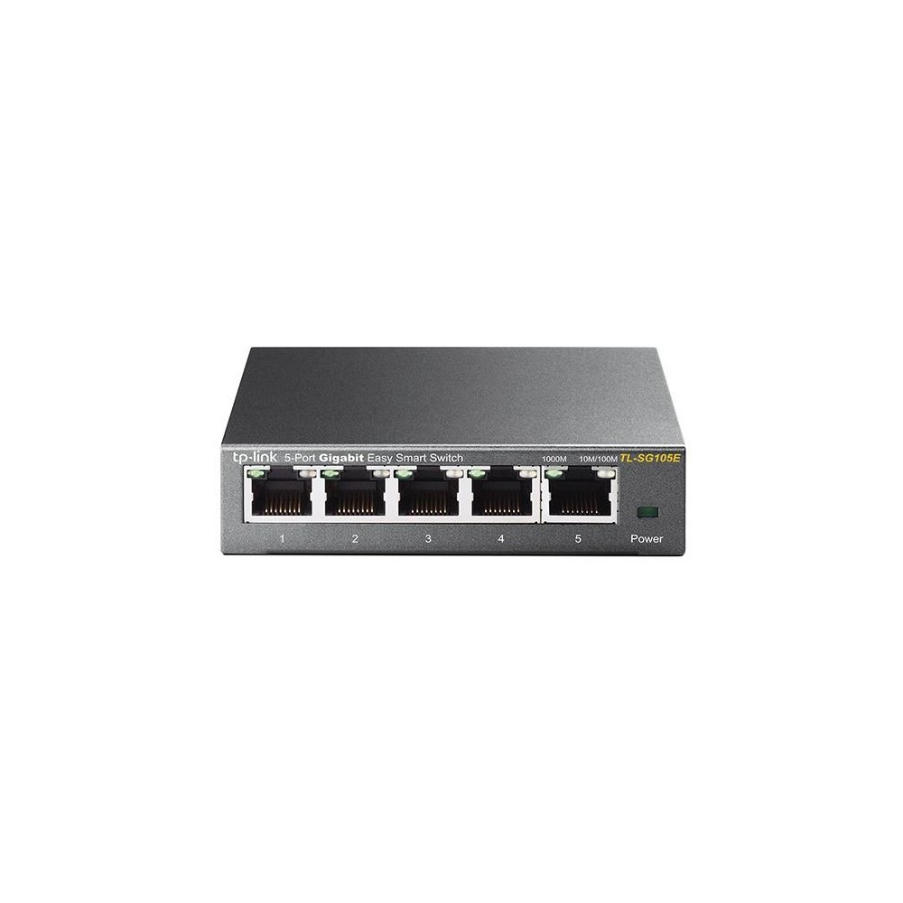 TP-Link TL-SG105E Gestionado L2 Gigabit Ethernet (101001000) Negro