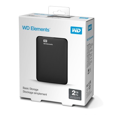 Western Digital WD Elements Portable disco duro externo 2 TB Negro