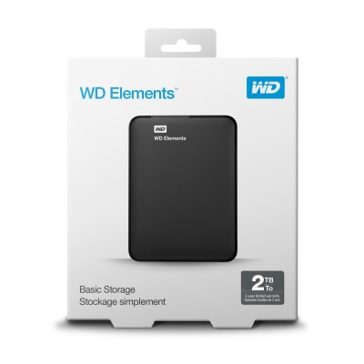 Western Digital WD Elements Portable disco duro externo 2 TB Negro