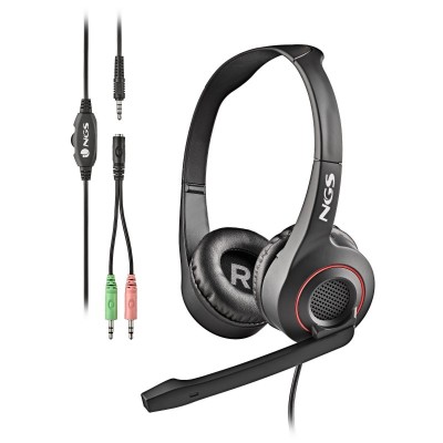 NGS MSX 10 PRO Auriculares Alámbrico Diadema Juego Negro