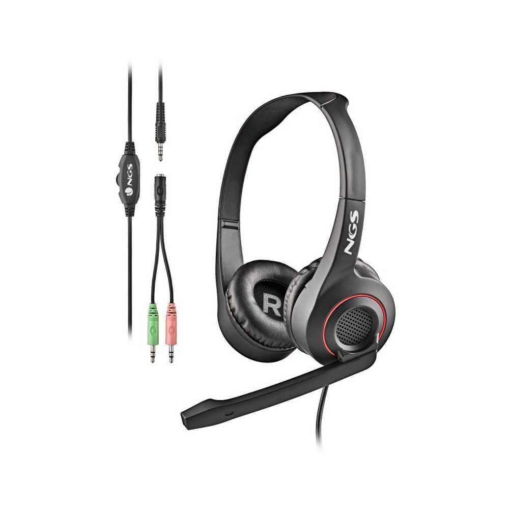 NGS MSX 10 PRO Auriculares Alámbrico Diadema Juego Negro