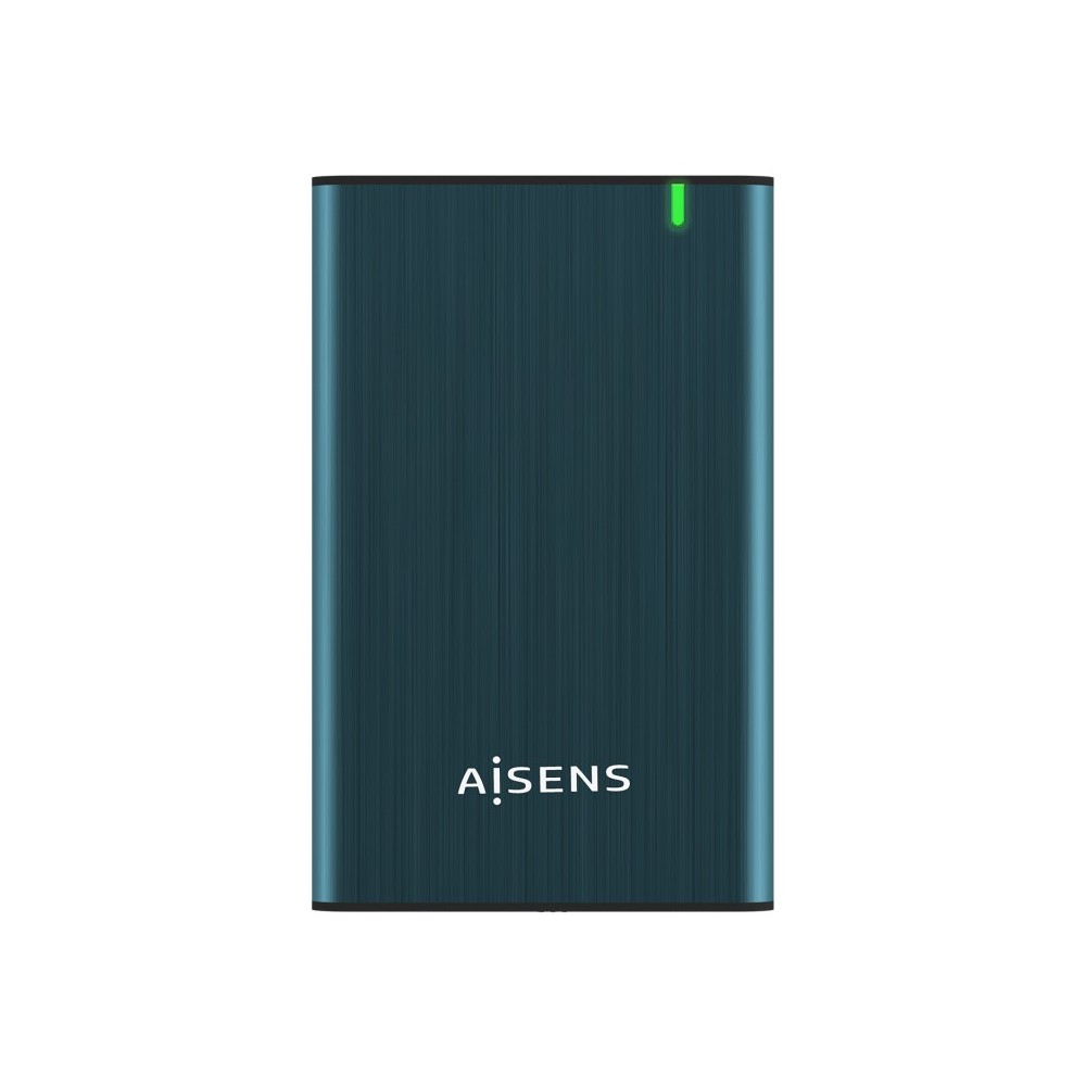 AISENS Caja Externa 2.5" ASE-2525PB 9.5 mm SATA A USB 3.0USB 3.1 Gen1, Azul Pacifico