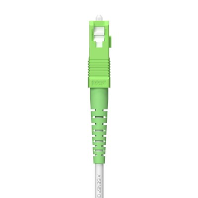 AISENS Cable Fibra Óptica Latiguillo G657A2 3.0 9125 SMF Simplex CPR DCA LSZH, SCAPC-SCAPC, Blanco, 300 m