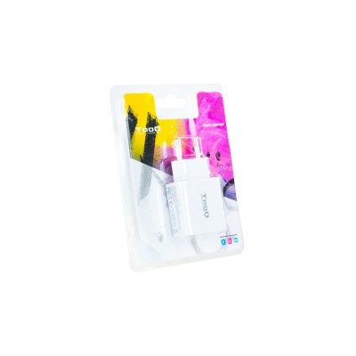 TooQ TQWC-2SC04WT cargador de dispositivo móvil Universal Blanco Corriente alterna Carga rápida Interior