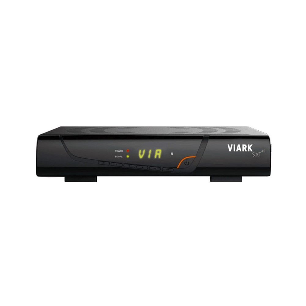 VIARK Sat 4K Cable, Ethernet (RJ-45), IPTV, Satélite, WLAN 4K Ultra HD Negro