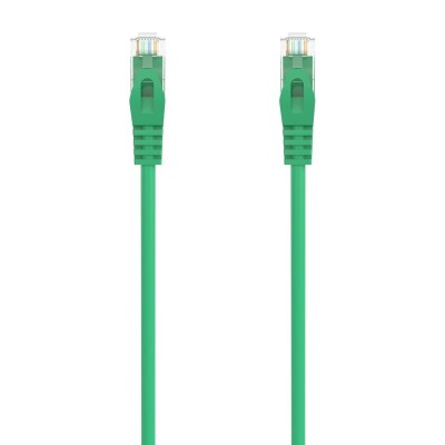 AISENS Cable de Red Latiguillo RJ45 LSZH Cat.6A 500 Mhz UTP AWG24, Verde, 25CM