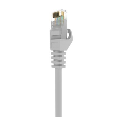 AISENS Cable de Red Latiguillo RJ45 LSZH Cat.6A 500 Mhz UTP AWG24, Gris, 30CM