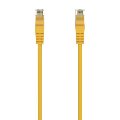 AISENS Cable de Red Latiguillo RJ45 LSZH Cat.6A 500 Mhz UTP AWG24, Amarillo, 25CM