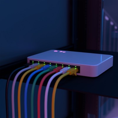 AISENS Cable de Red Latiguillo RJ45 LSZH Cat.6A 500 Mhz UTP AWG24, Blanco, 1.5M