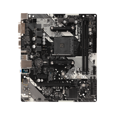Asrock B450M-HDV R4.0 AMD B450 Zócalo AM4 micro ATX