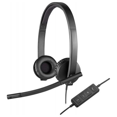 Logitech H570e Auriculares Alámbrico Diadema OficinaCentro de llamadas USB tipo A Negro