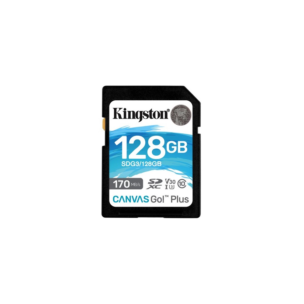 Kingston Technology Canvas Go! Plus 128 GB SD UHS-I Clase 10