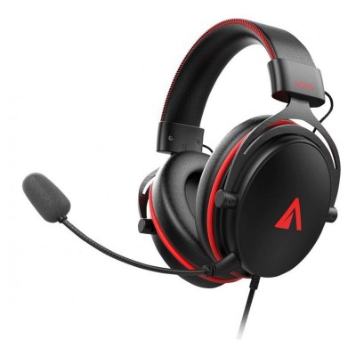 ABYSM AG700 Pro 7.1 Black Auriculares Alámbrico Diadema Juego Negro, Rojo