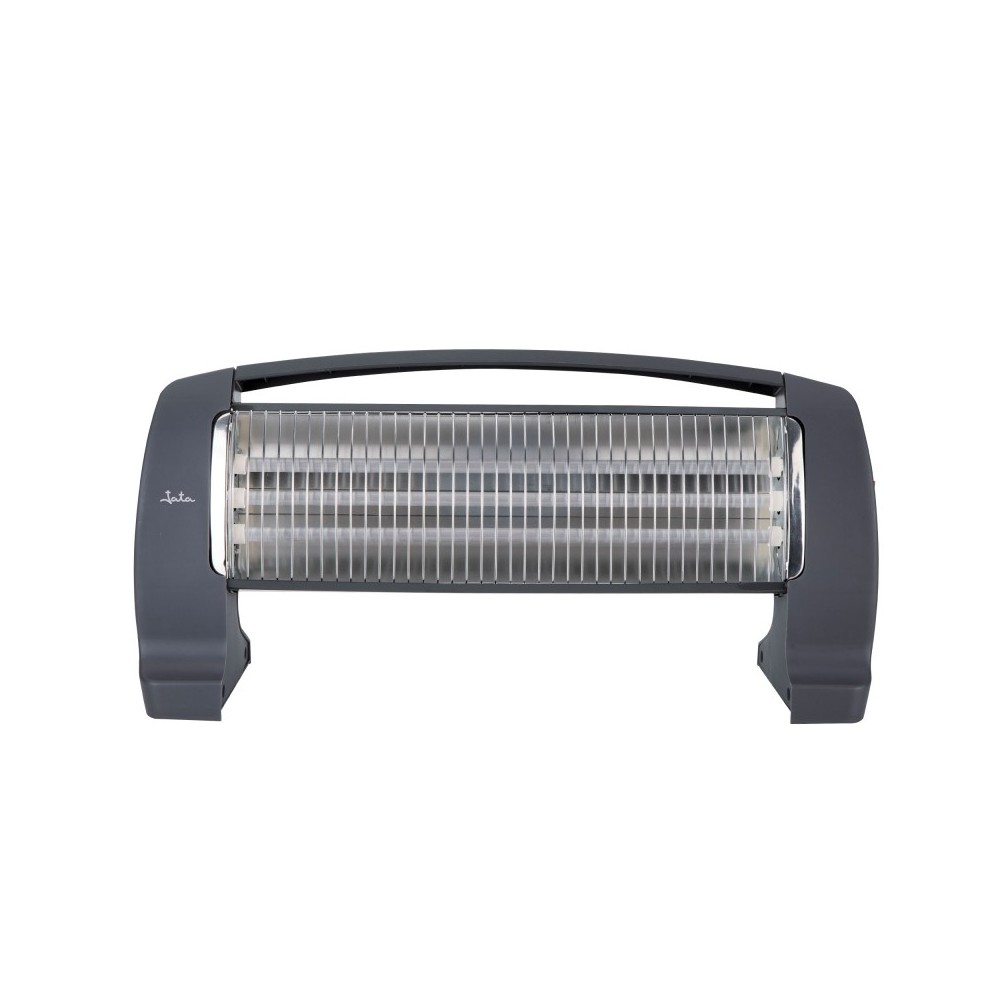 JATA JCES2201 calefactor eléctrico Interior Gris 1200 W Calefactor eléctrico de cuarzo
