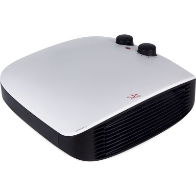 JATA TC95 calefactor eléctrico Interior Negro, Blanco 1800 W Ventilador eléctrico