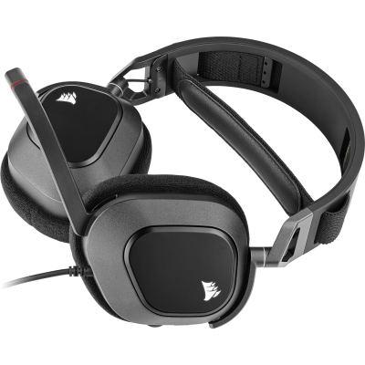 Corsair HS80 RGB USB Auriculares Alámbrico De mano Juego Carbono
