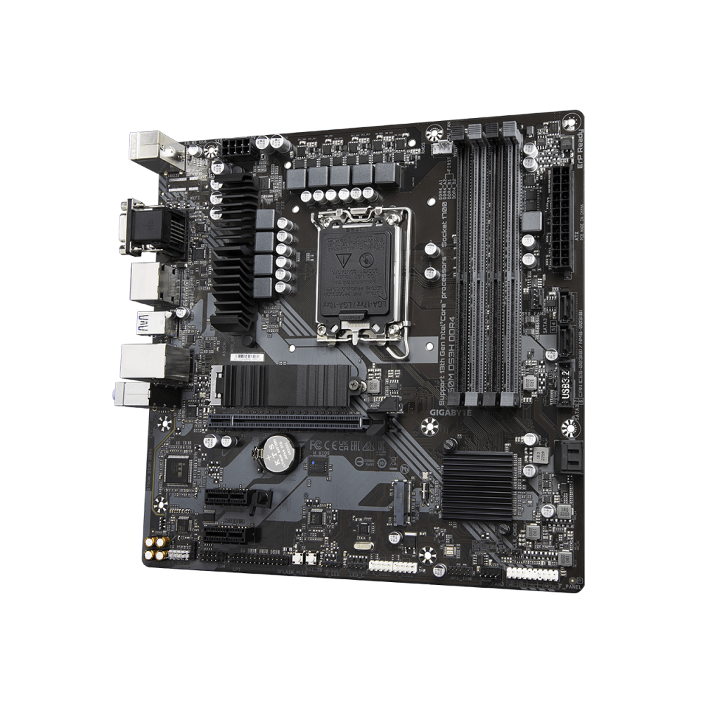 Gigabyte B760M DS3H DDR4 placa base Intel B760 LGA 1700 micro ATX