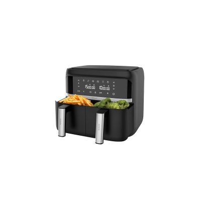 Cecotec 04338 freidora Doble 9 L Independiente 2850 W Freidora de aire caliente Negro