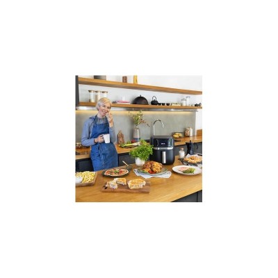 Cecotec 03214 freidora Sencillo 5,5 L Independiente 1700 W Freidora de aire caliente Negro, Acero