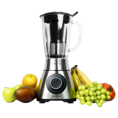 Cecotec Power Black Titanium 1300 Perfectmix 1,8 L Batidora de vaso 1300 W Negro, Titanio