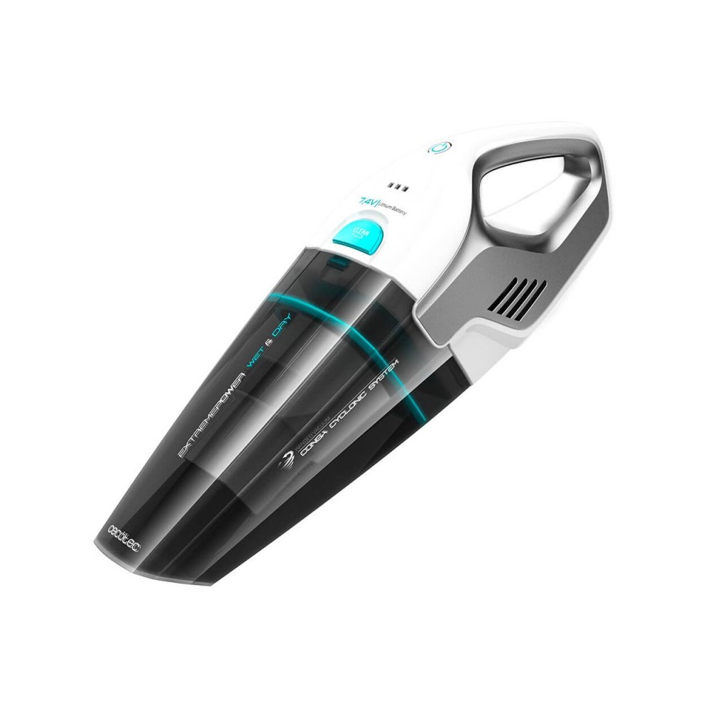 Cecotec Conga Immortal ExtremeSuction 7.4V Hand aspiradora de mano Negro, Blanco Sin bolsa