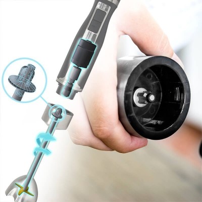 Cecotec 04064 licuadora Batidora de vaso 1500 W Negro, Acero inoxidable