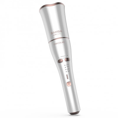 Cecotec Bamba Surfcare 800 Magic Waves Pro Rizador de pelo Caliente Oro rosa, Blanco 3 m