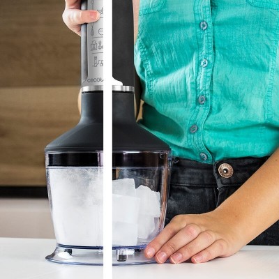 Cecotec 04065 licuadora 0,8 L Batidora de vaso 1500 W Negro, Acero inoxidable