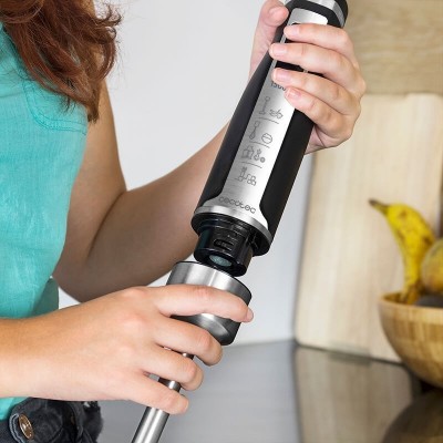 Cecotec 04065 licuadora 0,8 L Batidora de vaso 1500 W Negro, Acero inoxidable
