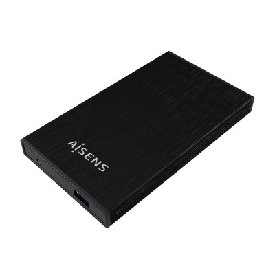 AISENS Caja Externa 2,5″ ASE-2523B 9.5MM SATA a USB 3.0USB3.1 GEN1, Negra