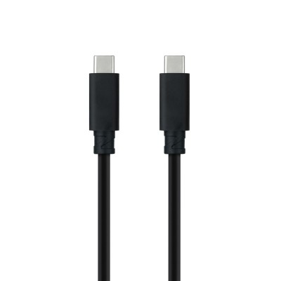 Nanocable Cable USB 3.1 Gen2 10Gbps 5A, 4K60Hz, USB-CM-USB-CM, Negro, 2 m