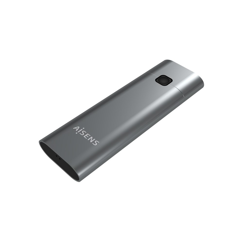 AISENS Caja Externa M.2 (NGFF) ASM2-021GR NVMe a USB3.2 GEN2, Gris